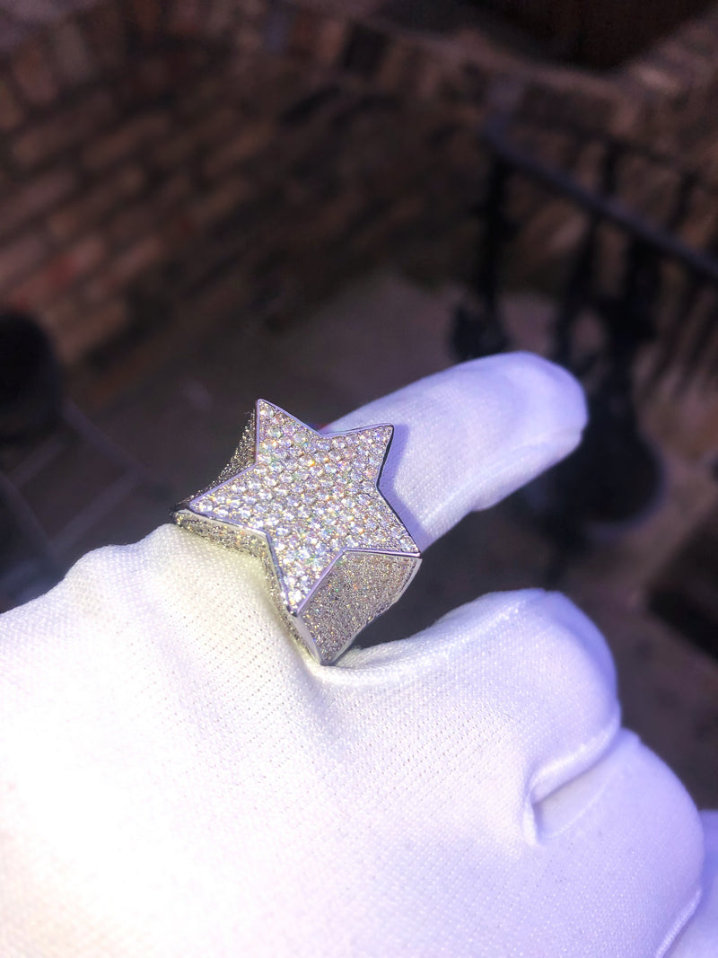 Star Ring - Plated - Sizes 7 and 8