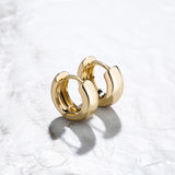 Micro Stainless Hoop Earrings - Gold