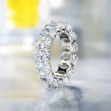 Moissanite Cluster Ring - 925 Silver - D Colour - VVS1 - 5MM - 1 Carat