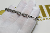 G Link Bracelet - Silver Or Gold - 7/8 Inch