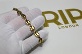 G Link Bracelet - Silver Or Gold - 7/8 Inch