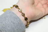 G Link Bracelet - Silver Or Gold - 7/8 Inch