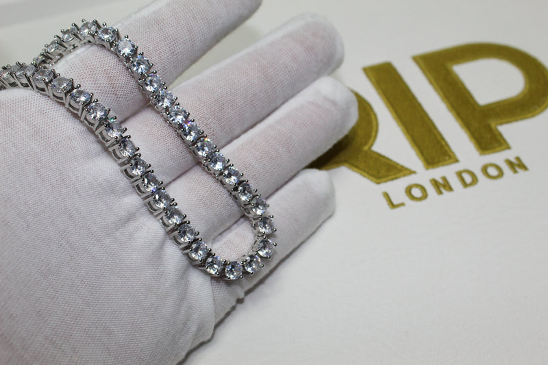 Tennis Chain - Cubic Zirconia - Silver - Various Lengths