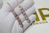 Crystal Ball Chain Bracelet - One Size Fits All