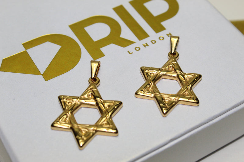 Star Of David Essential Chain - Gold