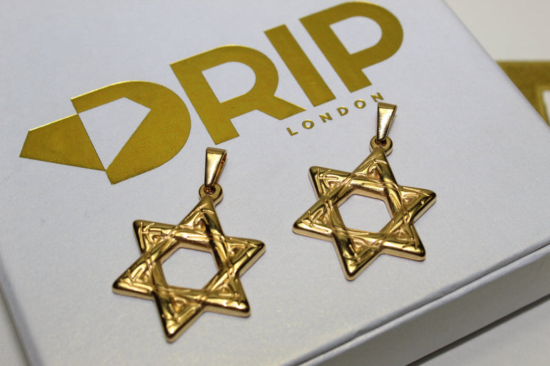 Star Of David Essential Chain - Gold