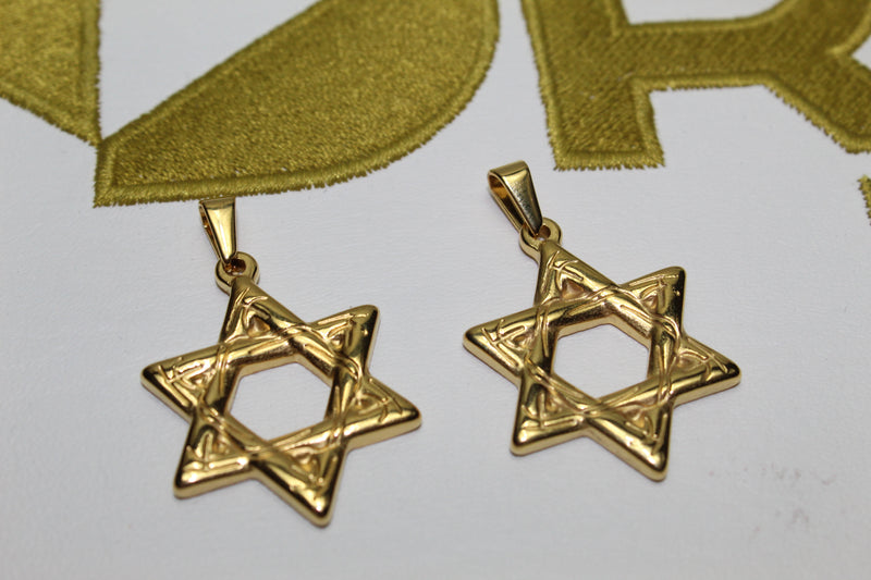 Star Of David Essential Chain - Gold