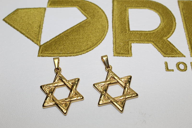 Star Of David Essential Chain - Gold