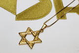 Star Of David Essential Chain - Gold