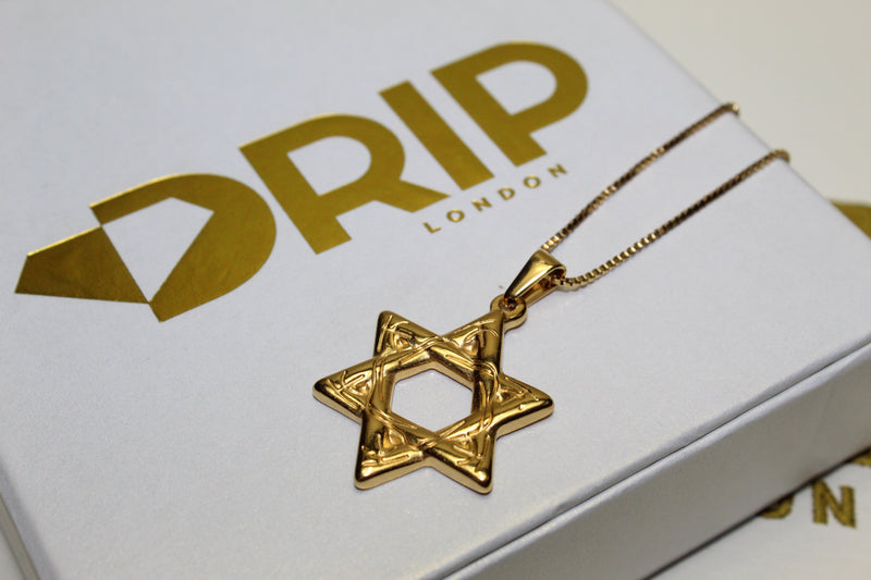 Star Of David Essential Chain - Gold