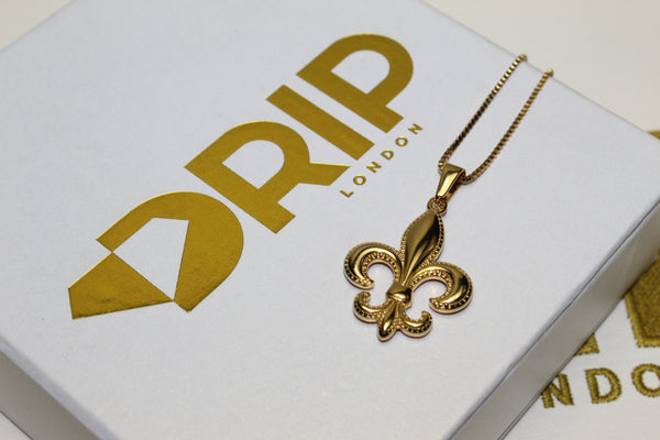 Fleur De Lis Essential Chain - Gold