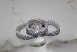 925 Silver 360 Ring - Cubic Zirconia - Silver - With Box