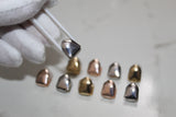 Silver, Gold and Rose Gold - Single Tooth Caps (Plated)