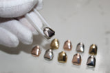 Silver, Gold and Rose Gold - Single Tooth Caps (Plated)