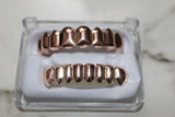 Silver or Rose Gold - Full Mouth Grills (Plated) -  Water Moulded