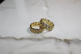 Gold Micro Cuban Encrusted - Size 7