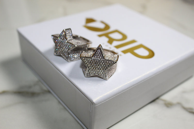 Star Ring - Plated - Sizes 7 and 8