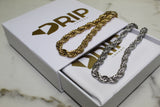 Silver or Gold - 7mm Rope Chain - 20 Inch