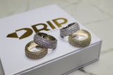 5 Row Ring - Silver or Gold - Size 7 and 9