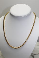 5mm Franco Chain - Silver/Gold