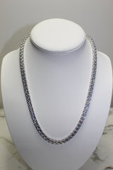 Tennis Chain - Cubic Zirconia - Silver - Various Lengths