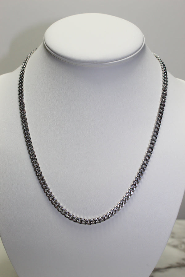 5mm Cuban Chain - Silver/Gold