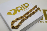 Gold 8mm Rope Chain