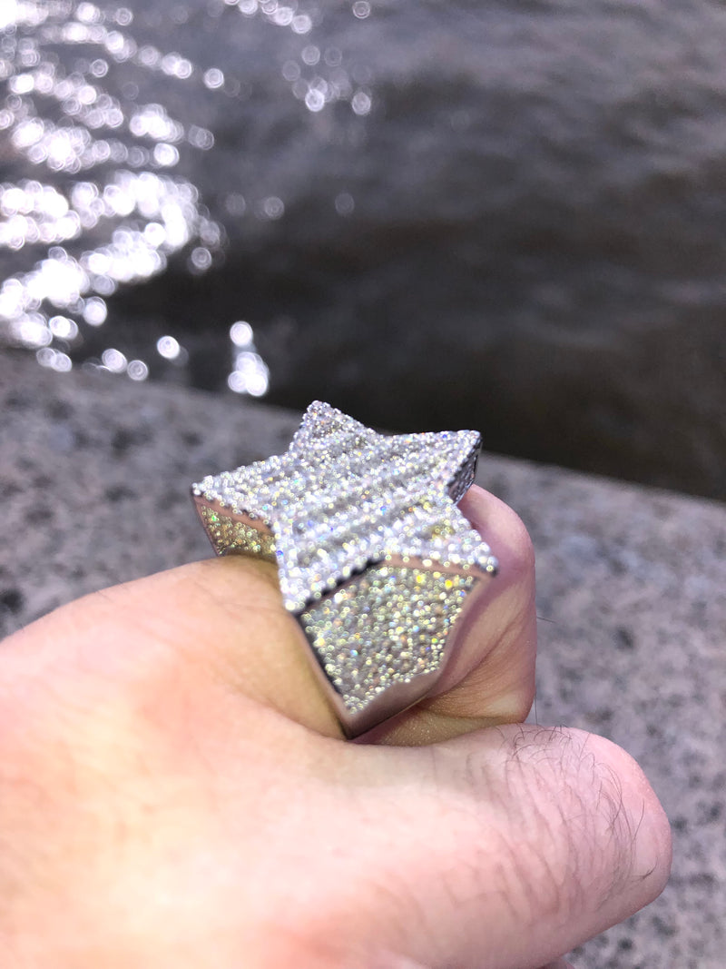 Baguette Star Ring - Size 7