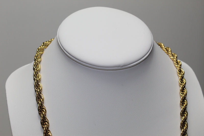 Gold 8mm Rope Chain